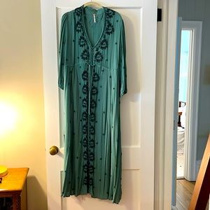 Free People Boho embroidered dress